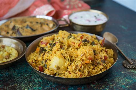 Hyderabadi Vegetable Biryani Recipe | Vegetable Dum Biryani by Archana ...