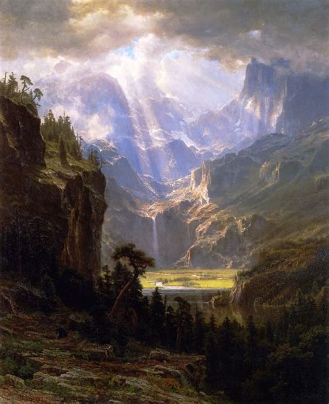 Rocky Mountains 'Lander's Peak", 1863 by Albert Bierstadt (1830-1902 ...