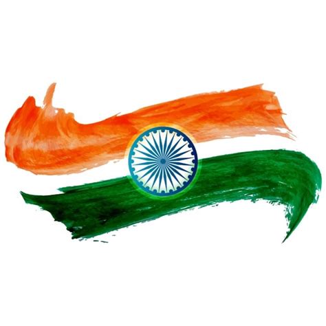 Free Vector | Hand Painted Indian flag