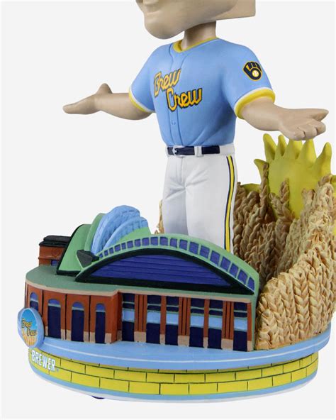 Bernie Brewer Milwaukee Brewers 2022 City Connect Mascot Bobblehead FOCO