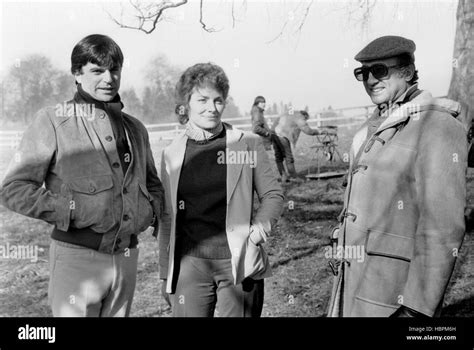 THE FINAL CONFLICT, from left, Sam Neill, Lisa Harrow, producer Harvey ...