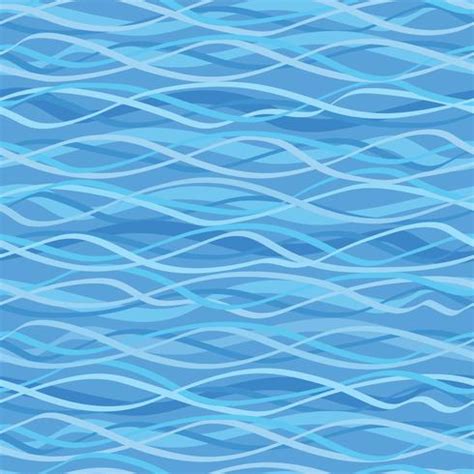 Ocean wave seamless pattern. Wavy marine water background. 527295 ...