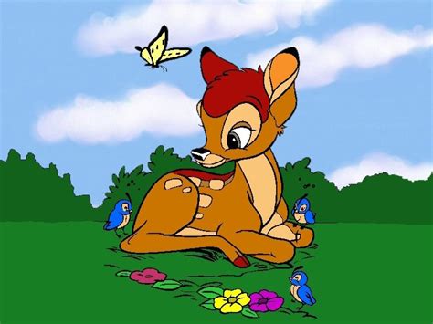 10 Disney Animal Bambi Characters Wallpaper