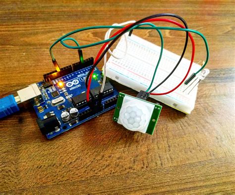 Arduino With PIR Sensor for motion detector - TECHATRONICS