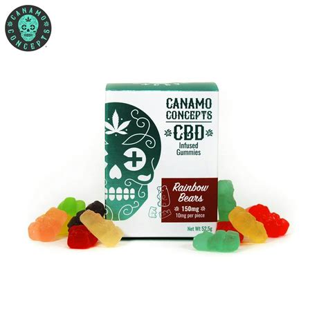 Canamo CBD Gummies 1000mg - Rainbow Bears - Canamo AK