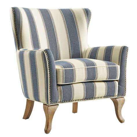 Woven Paths Accent Chair, Blue Stripe - Walmart.com - Walmart.com