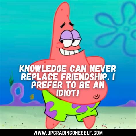 Top 15 Relatable Quotes From Patrick Star Of SpongeBob SquarePants