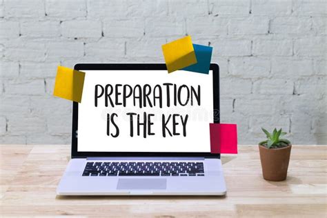 PREPARATION is the KEY Plan BE PREPARED Concept Just Prepare To Stock ...