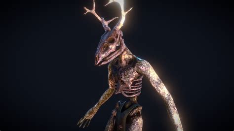 Wendigo - 3D model by Diego Fernando Mejía (@dmejia41) [0d6bb8a ...