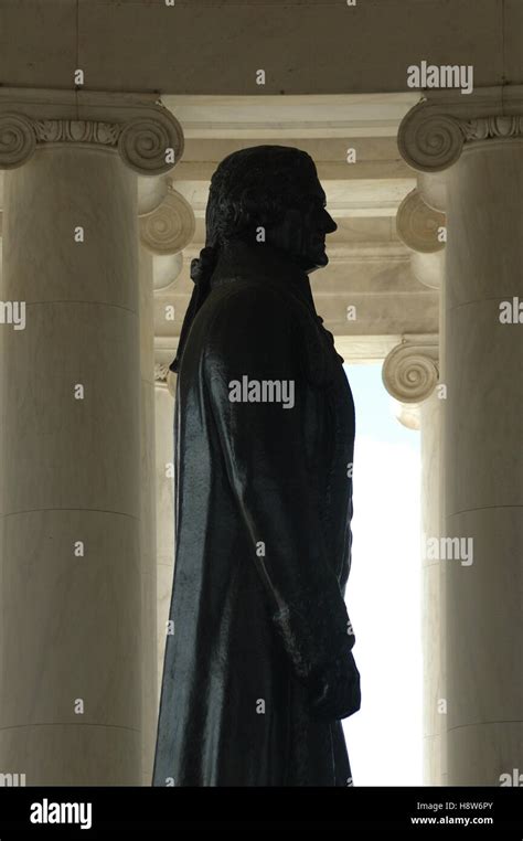 Thomas Jefferson Memorial Statue Stock Photo - Alamy