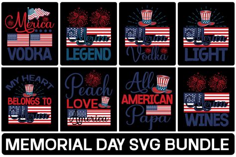 MEMORIAL DAY SVG BUNDLE | Behance