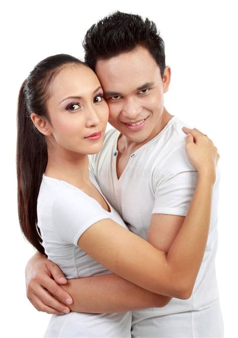 Happy couple hugging stock image. Image of handsome, female - 24425935