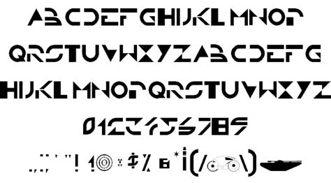 TRON Font - Dfonts