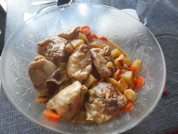 HAUTS DE CUISSE DE POULET ET POMMES DE TERRE AU COOKEO