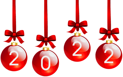 2022_Red_Christmas_Balls_PNG_Clip_Art