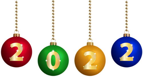 2022_on_Christmas_Balls_Transparent_Clip_Art