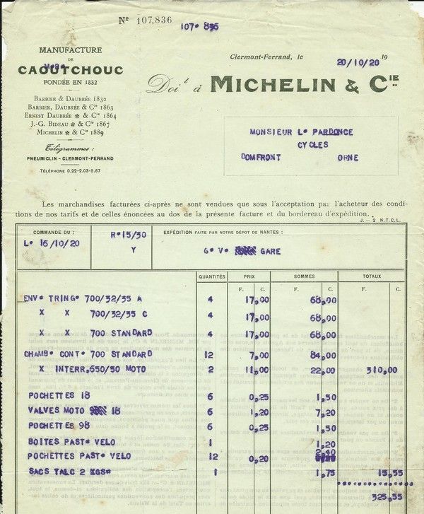 1920 : Michelin