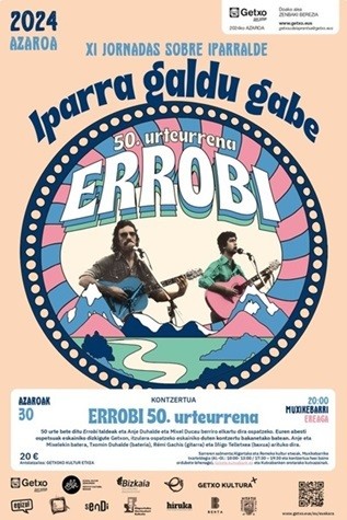 ERROBI : Les concerts évènements à GETXO et BAYONNE