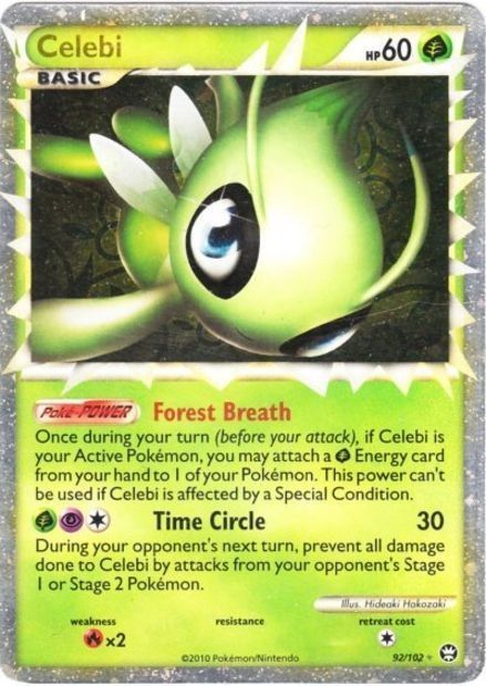 Carte pokémon Celebi Prime