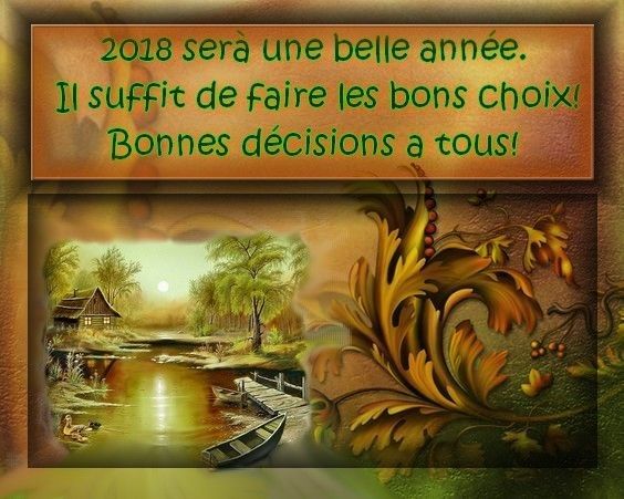 Belle année a tous!