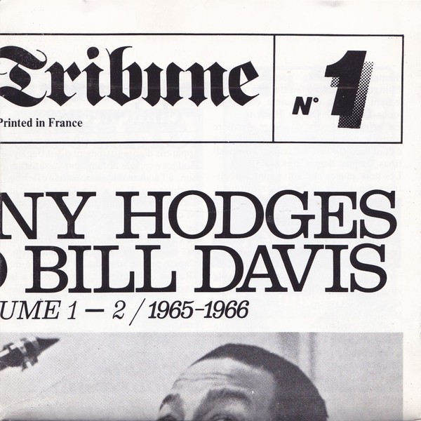 Johnny Hodges Wild Bill Davis (Jazz Tribune No 1)