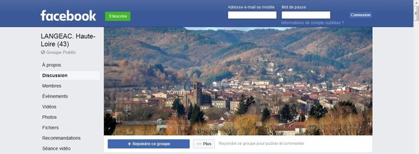 Page Facebook Langeac