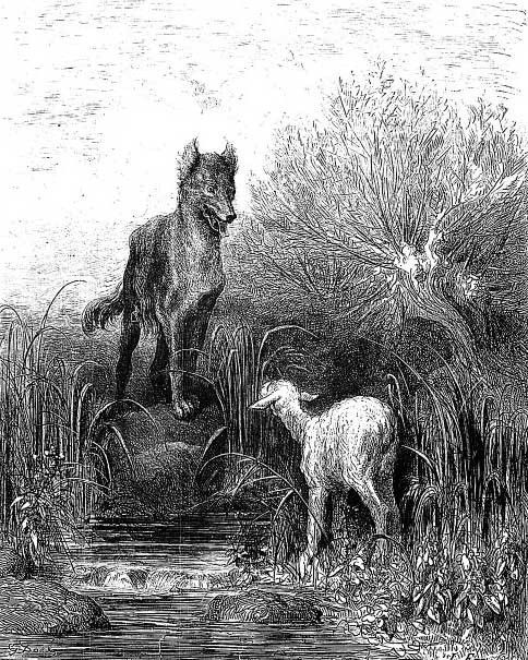 LE LOUP ET L'AGNEAU JEAN DE LA FONTAINE 1621-1695