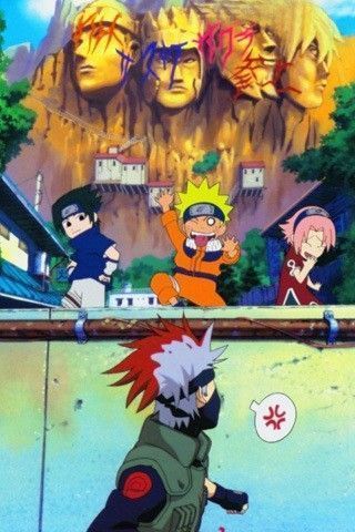 naruto,sasuke,sakura et kakashi