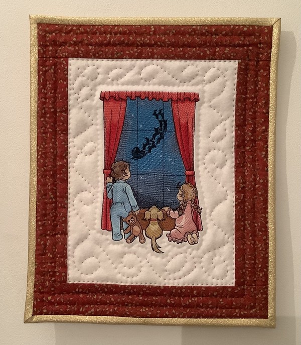 BRODERIE ENFANTS À NOËL 