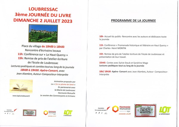 3è Journée du livre à Loubressac