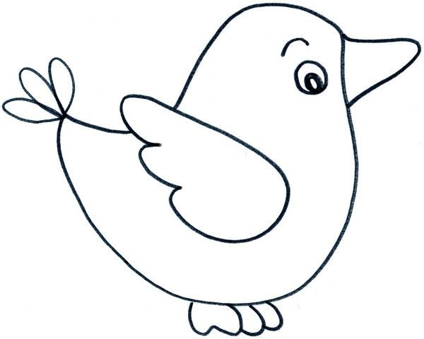 oiseau a dessiner