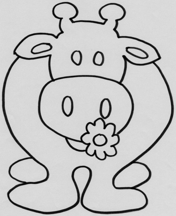 vache a dessiner