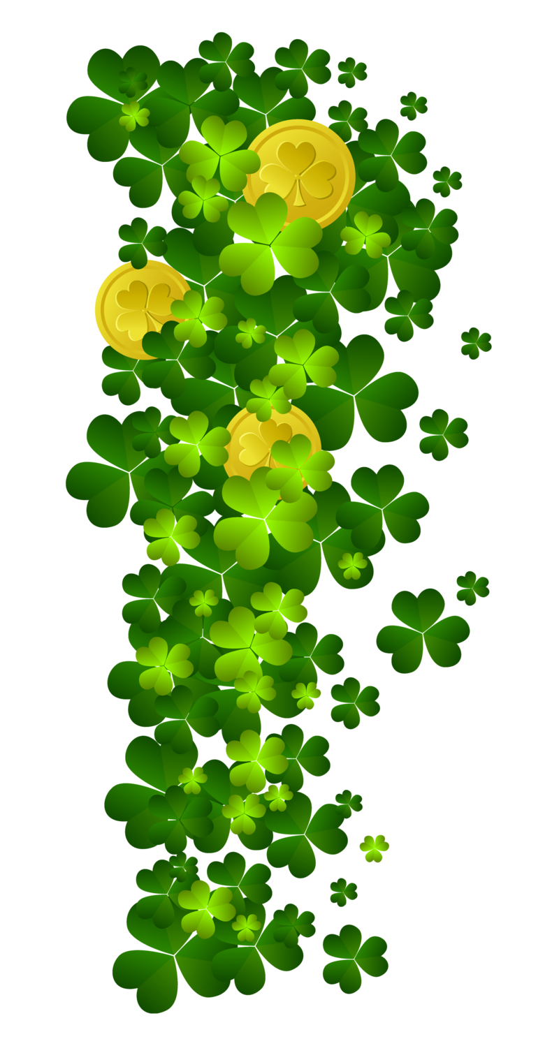 St_Patricks_Shamrock_with_Coins_PNG_Clipart.png