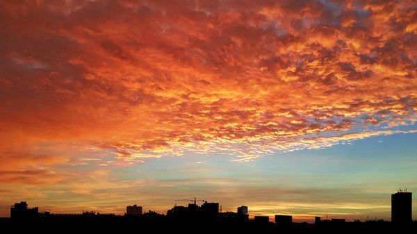 Coucher du soleil à Casablanca