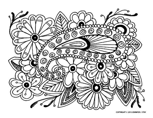 coloriage  adulte  zen