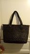 GRAND SAC CABAS, coloris noir brillant