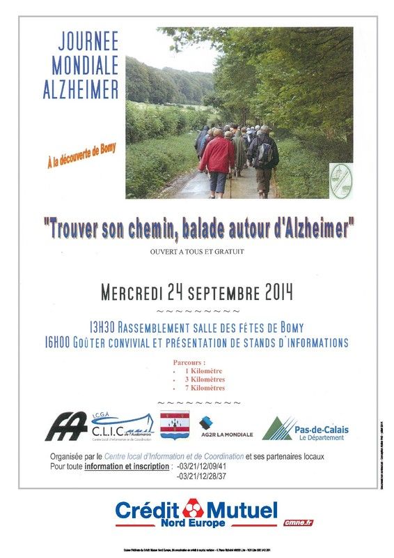 Jounée mondiale Alzheimer le 24 septembre à Bomy 