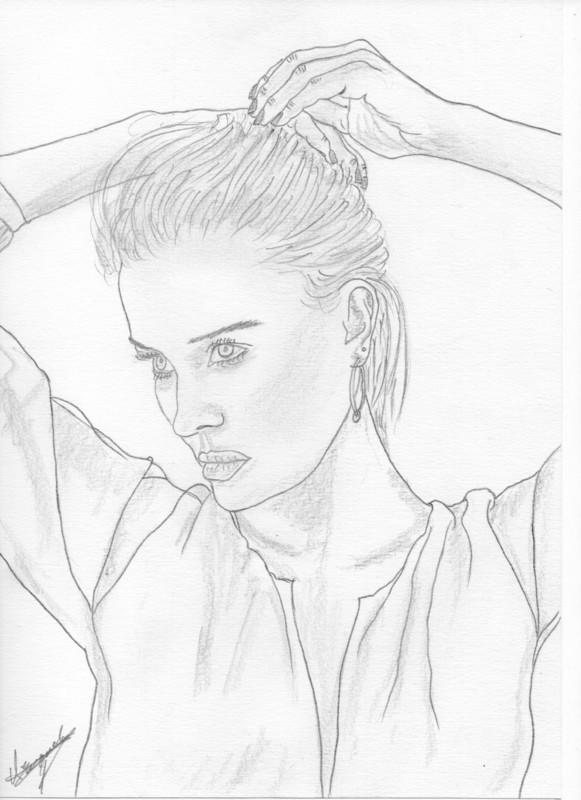 Dessins femmes portraits