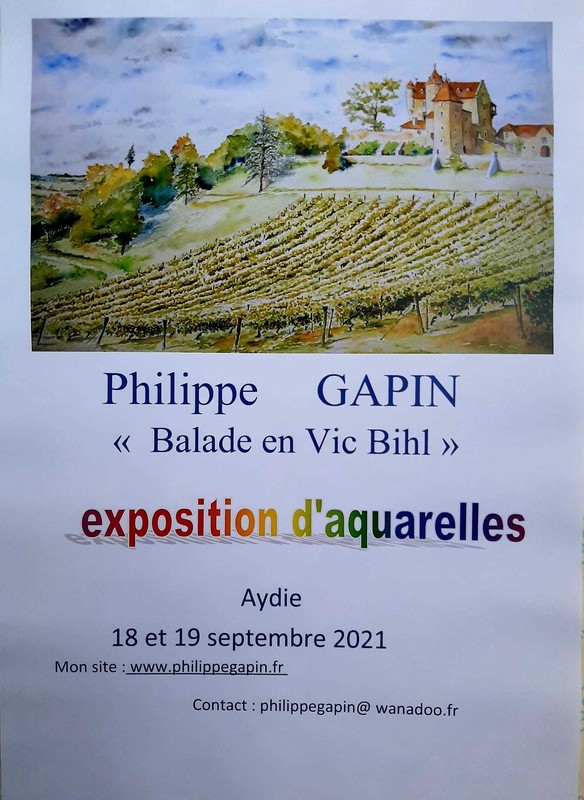 Exposition à Aydie : Philippe Gapin