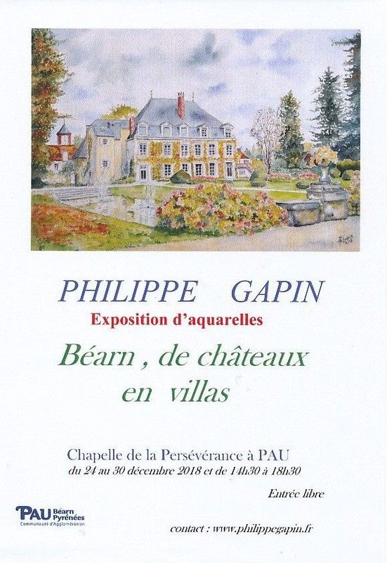 Exposition à Pau : Philippe Gapin