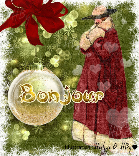 Bonjour Fêtes de fin d'année