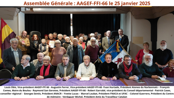 Amicale des guerilleros-FFI AG 2025