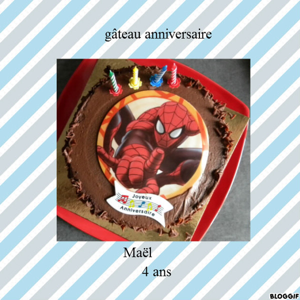 GATEAU ANNIVERSAIRE DE MAEL