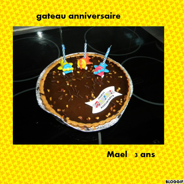 GATEAU ANNIVERSAIRE DE MAEL