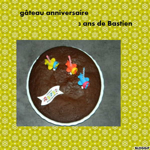 GATEAU  ANNIVERSAIRE