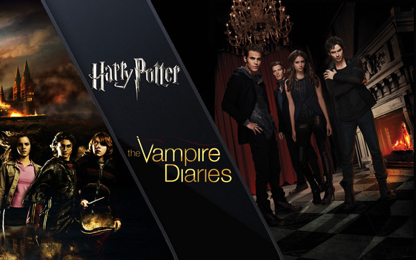 Belles images fan art,wallpaper,vampire diaries,harry potter