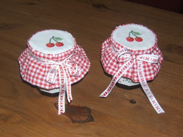 Petites charlottes pour pots de confitures 