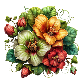 fleur,ai,png flowers,bouquets,illustration,art,psp