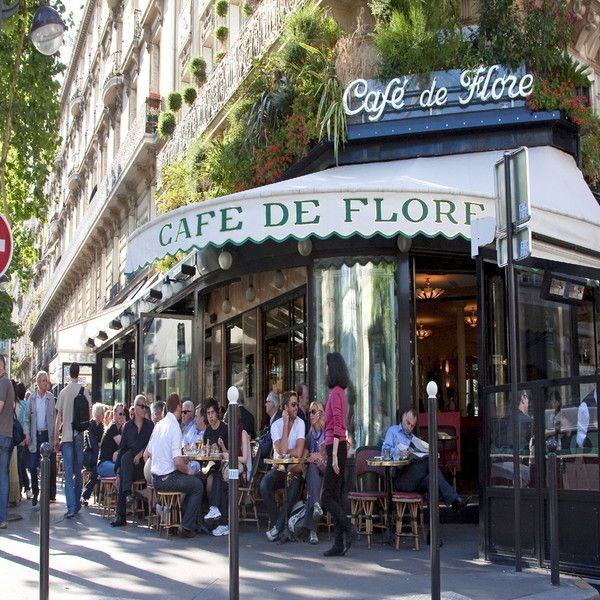 Paris, Café de Flore,  Saint - Germain -  des -  Près