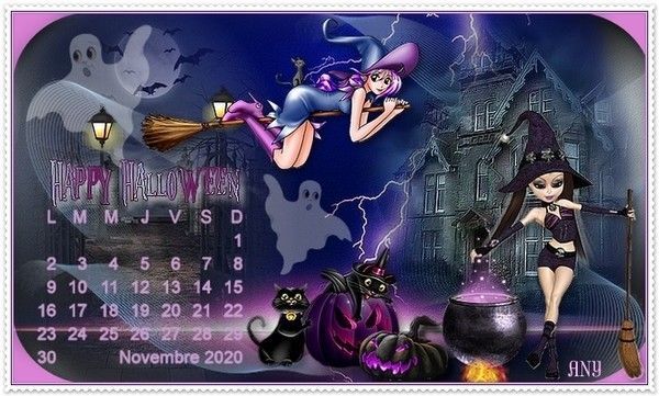 CALENDRIER NOVEMBRE 2020